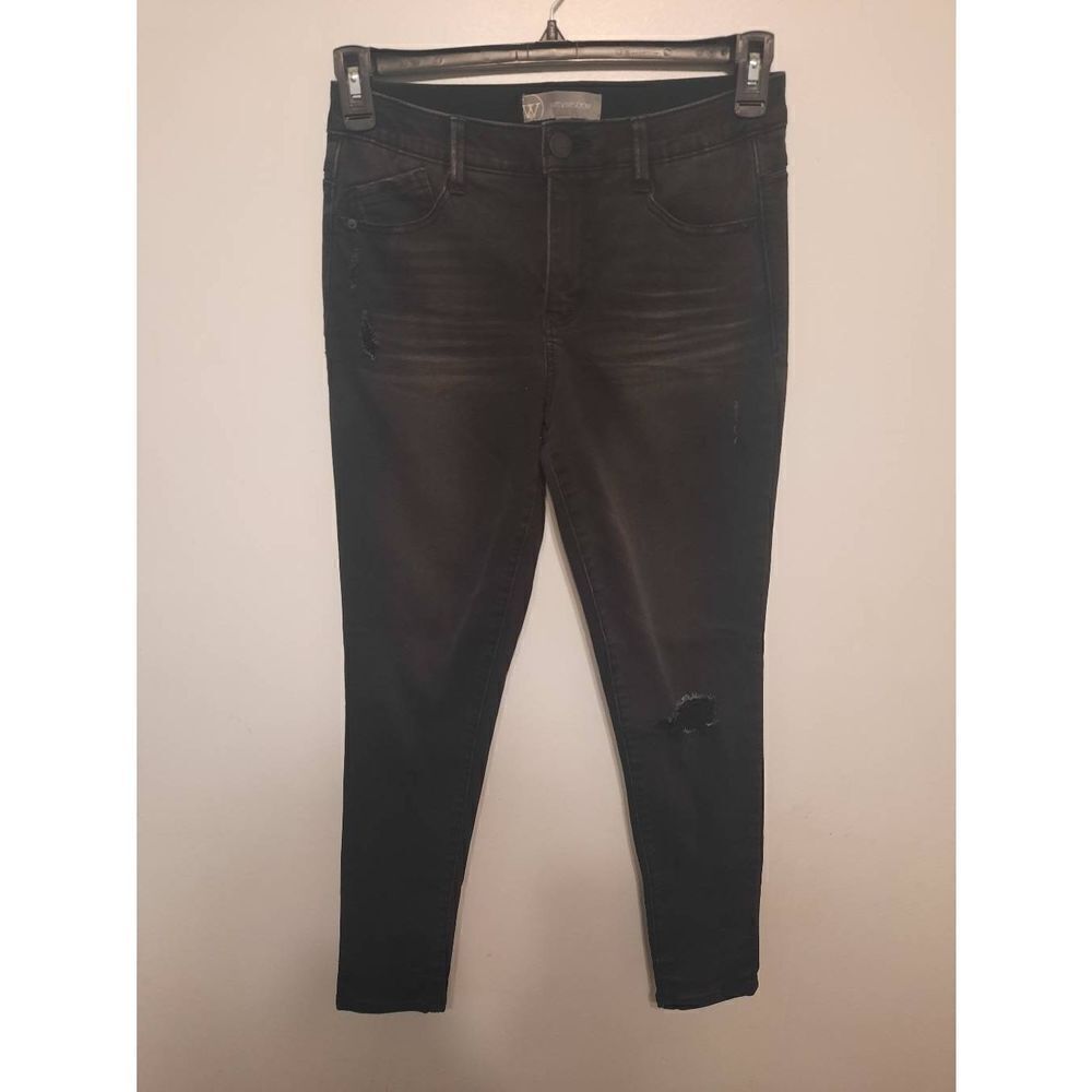 Wit & Wisdom Size 4 Black Skinny Jeans
